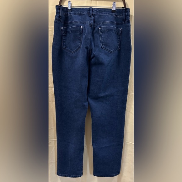 Bandolino Women's Dark Blue Skinny Jeans, Women’s, Size 14 - Picture 3 of 6